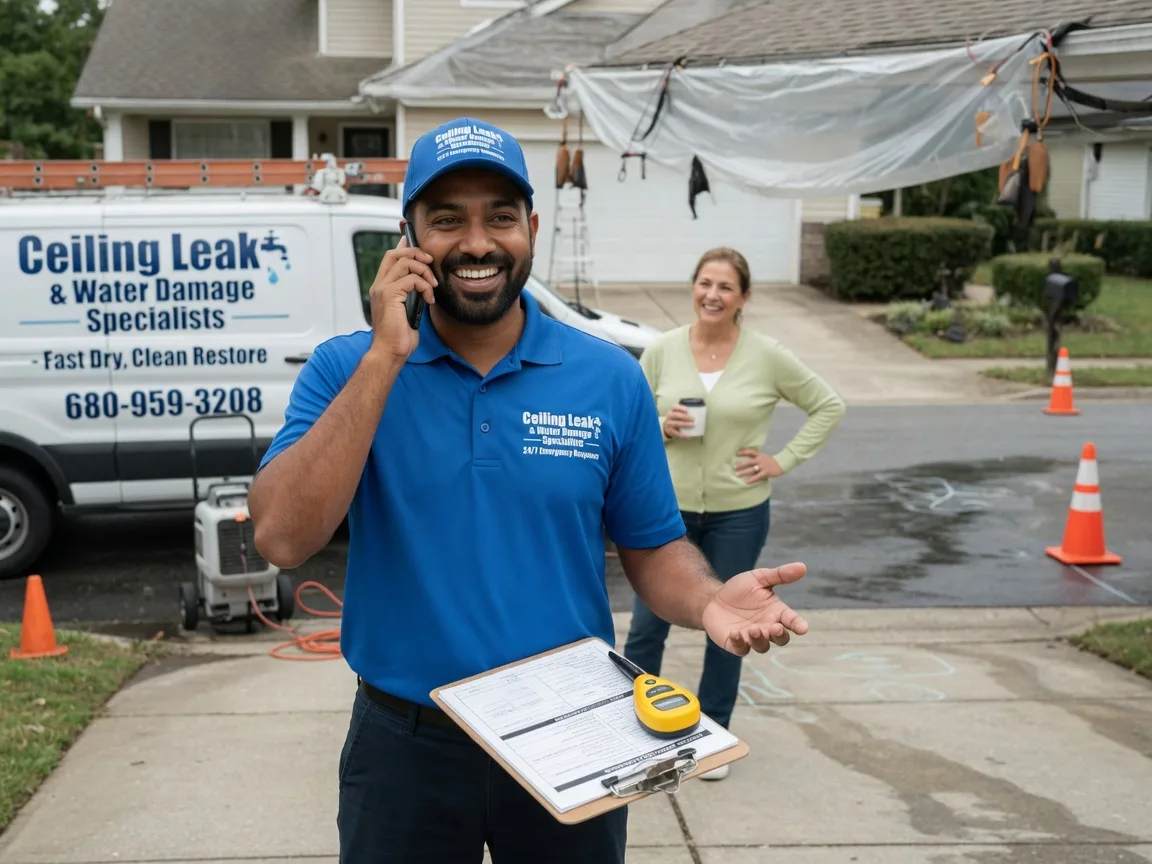 Ceiling Leak Cleanup Conasauga, TN FAQs
